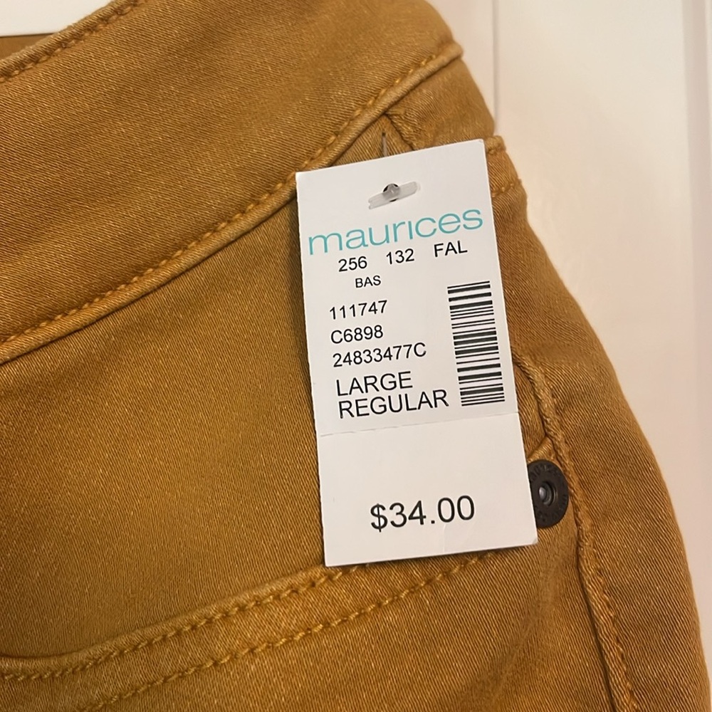 Maurice’s super soft mustard color pants - Picture 2 of 4
